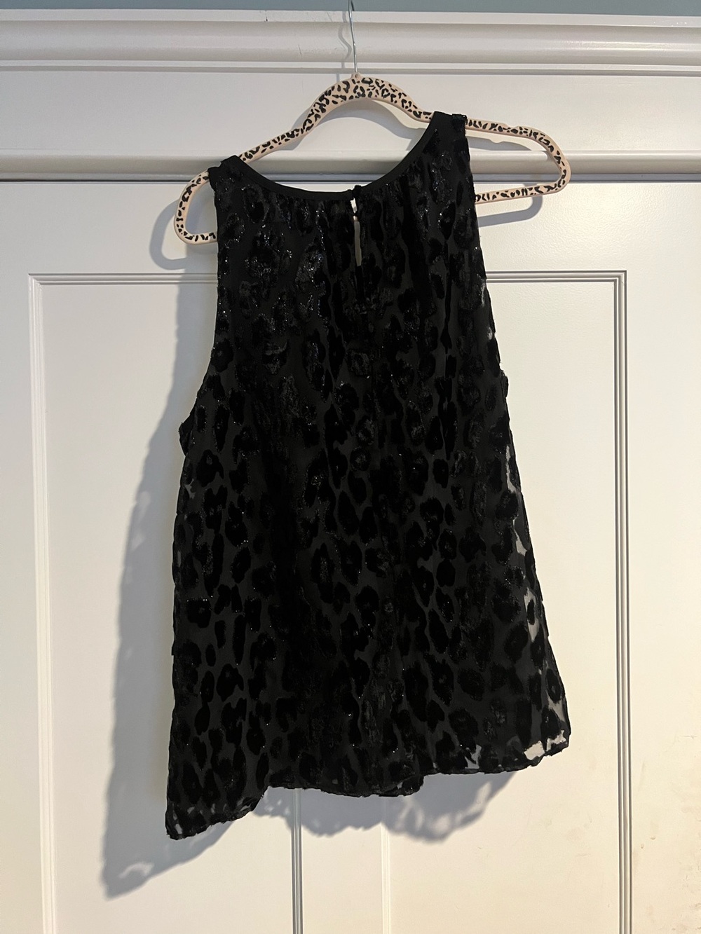 Velvet Spotted Shirred Tank | Ann Taylor - xl - Picture 8 of 11